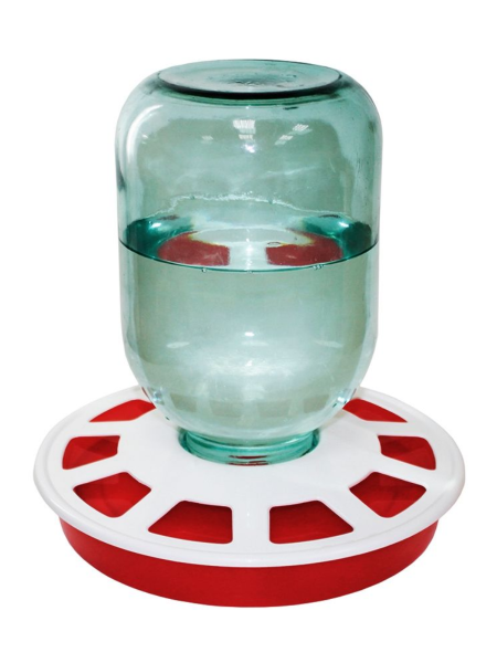 Поилка для птиц РЯБА под бутылку ПЭТ 5 л пластиковая, 6 шт